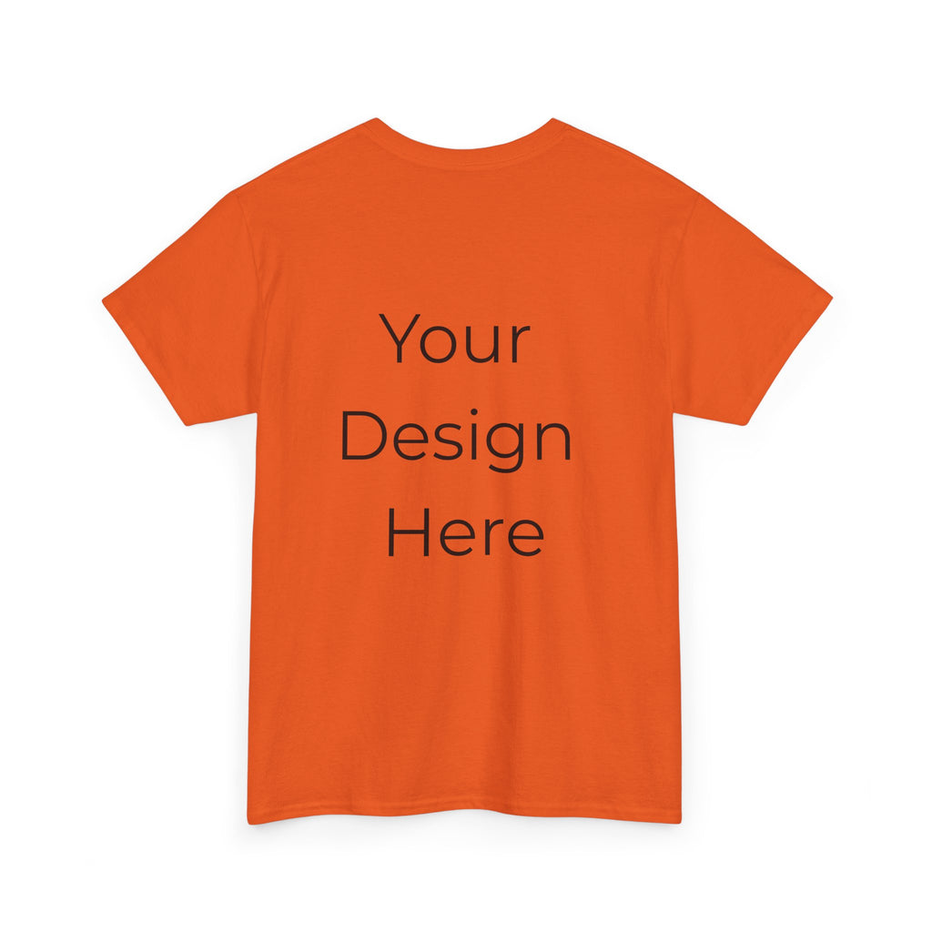 Blank White Tee Mockup – Customizable Cotton T-Shirt Template