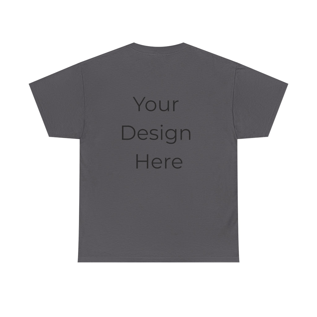 Blank White Tee Mockup – Customizable Cotton T-Shirt Template