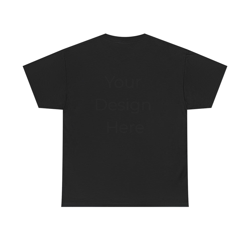 Blank White Tee Mockup – Customizable Cotton T-Shirt Template