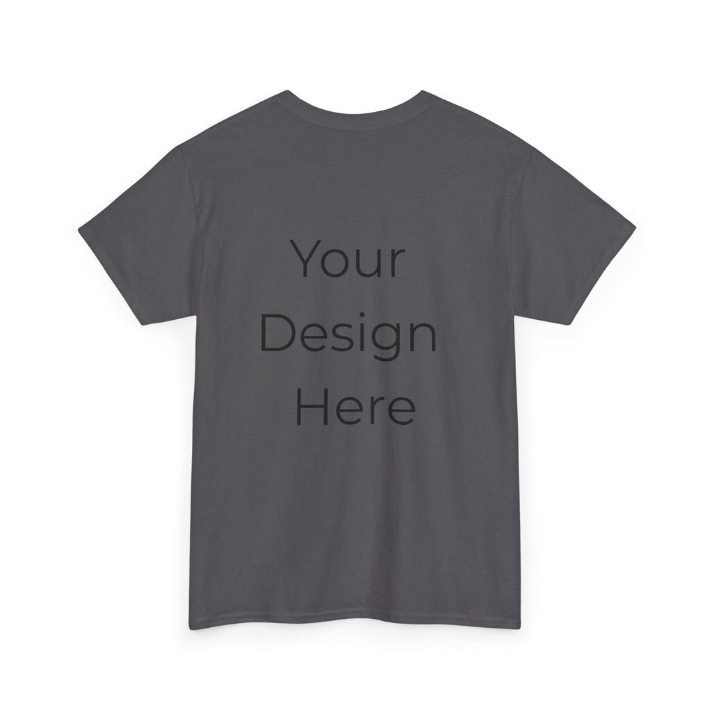 Blank White Tee Mockup – Customizable Cotton T-Shirt Template